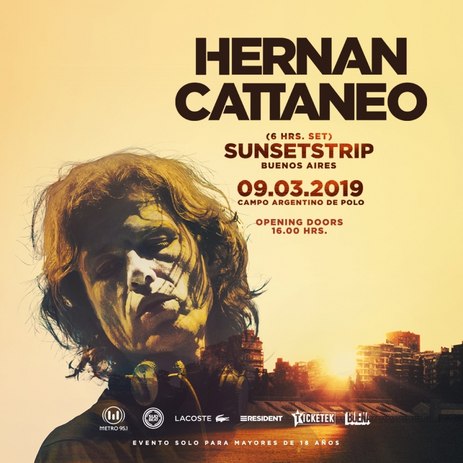 Hernan Cattaneo Live Sunset Strip Campo Argentino De Polo Buenos Aires 09 Mar 2019